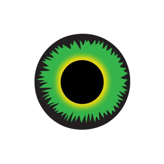 Green Werewolf Contact Lenses - Image 2