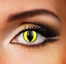 Yellow Cat Contact Lenses