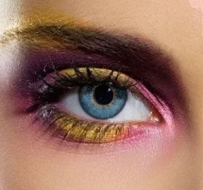 Sapphire Blue 2 Tone Color Perfection Contact Lenses