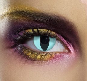 Aqua cat Contact Lenses
